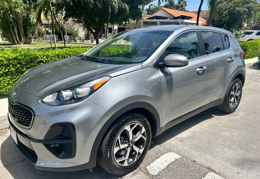 Kia Sportage Grey 2022 (Blauw) — car rental Curaçao