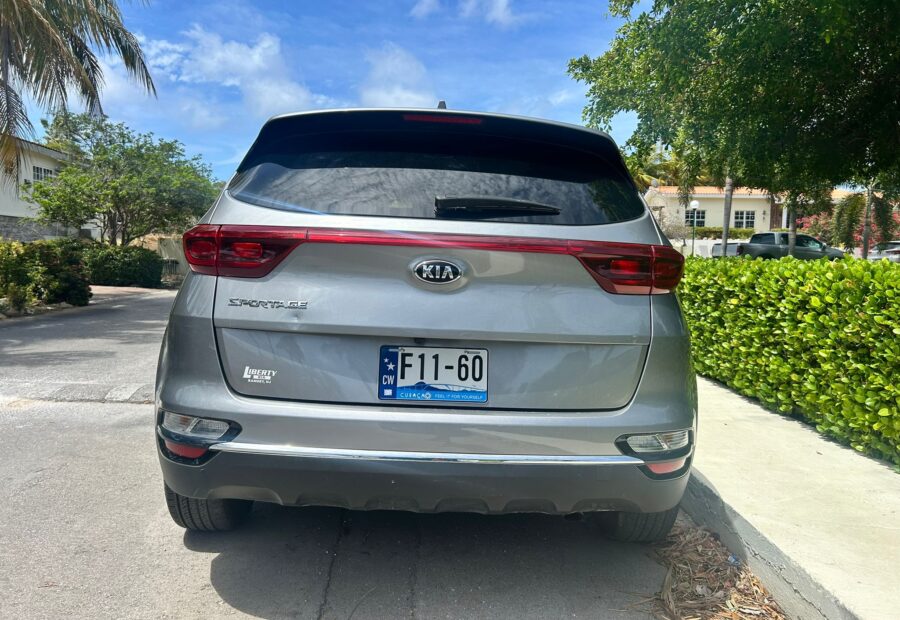 Kia Sportage Grey 2022 (Blauw) — car rental Curaçao
