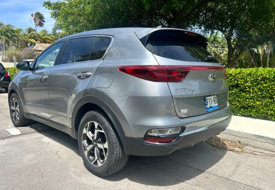 Kia Sportage Grey 2022 (Blauw) — car rental Curaçao