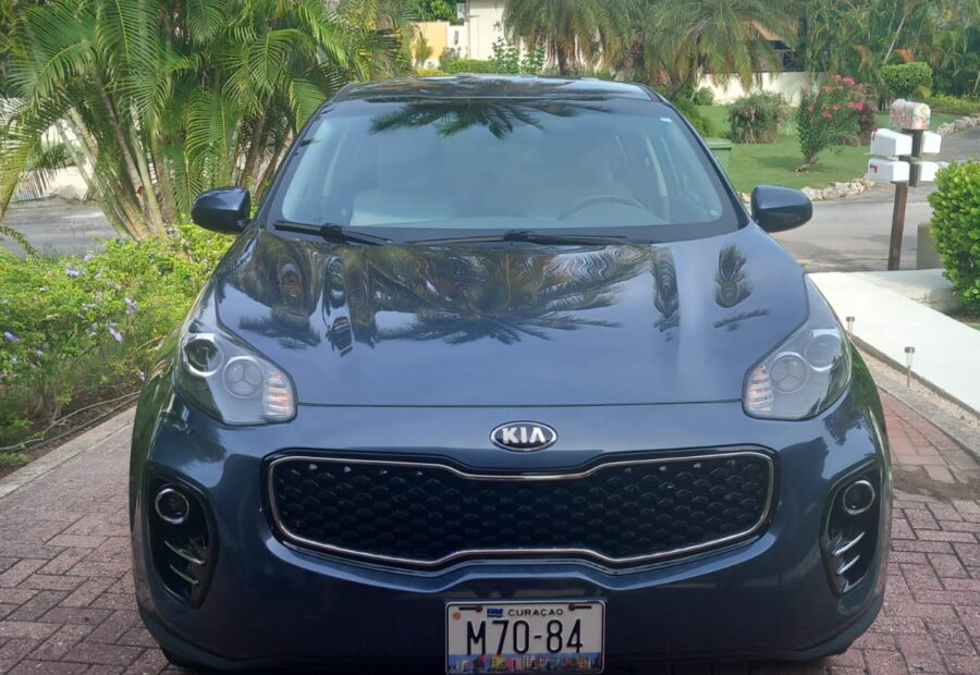 Kia Sportage Blue (Blauw) — car rental Curaçao